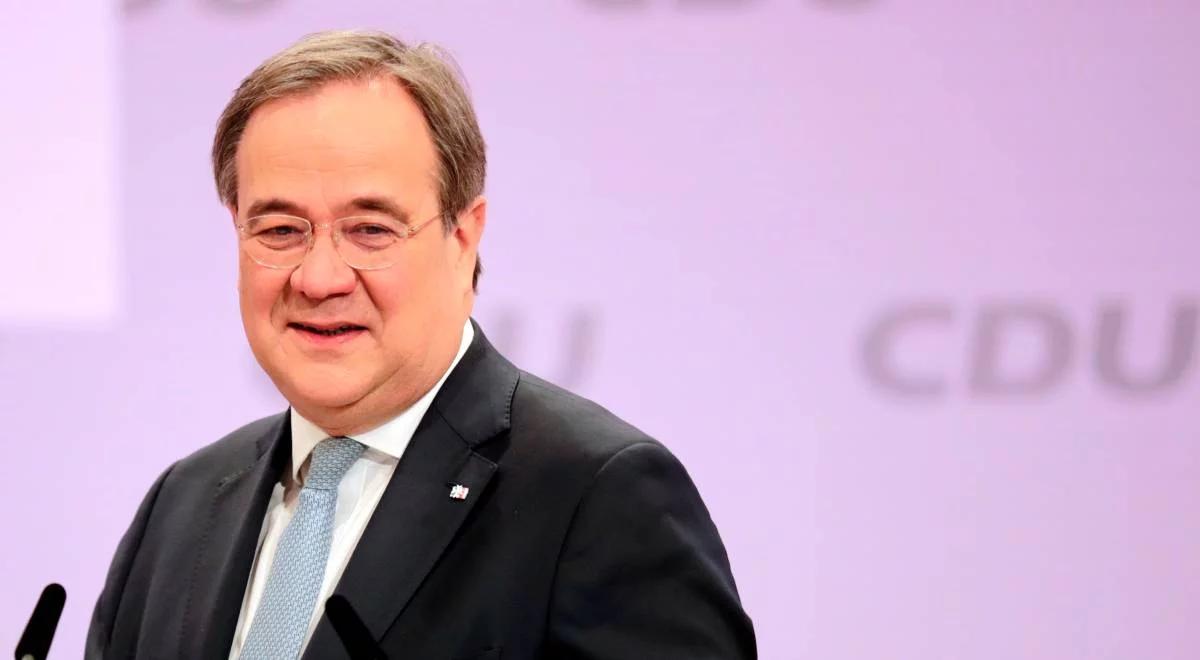 "Przed Laschetem trudne zdanie scalenia podzielonej CDU". Komentarze polityków i mediów
