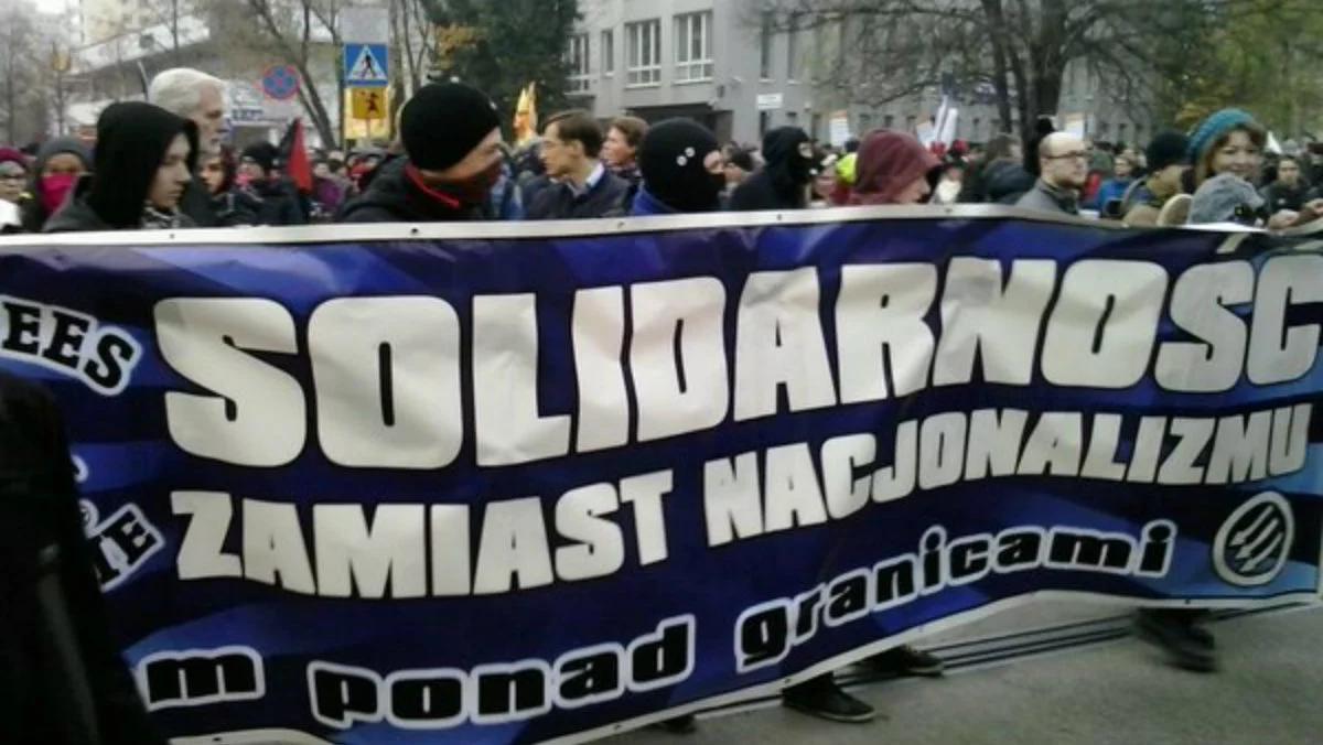 Solidarność zamiast nacjonalizmu. Manifestacja w Warszawie