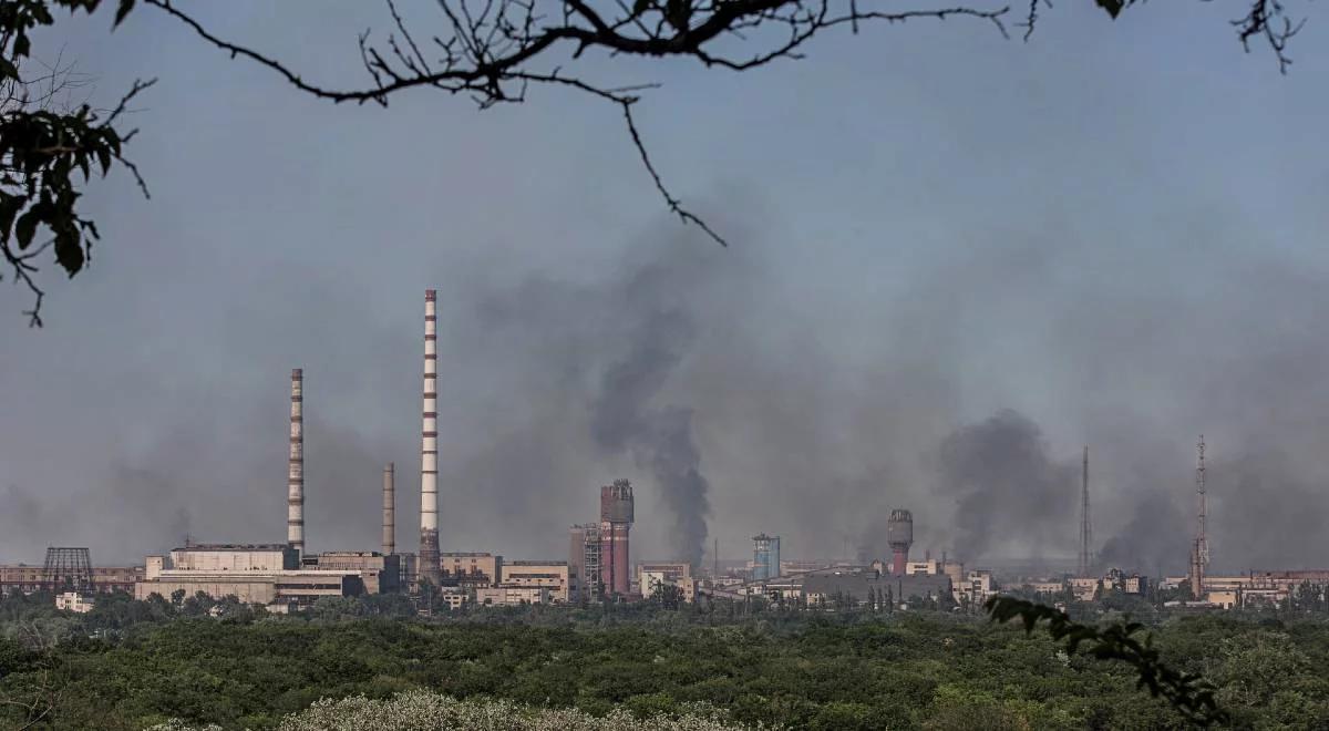 Siewierodonieck. Ewakuacja cywilów z zakładów Azot jest niemożliwa