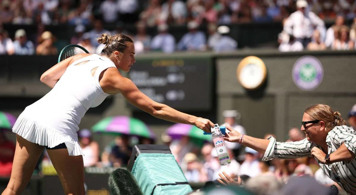 Półfinał Wimbledonu nagle przerwany. Aryna Sabalenka ruszyła z pomocą