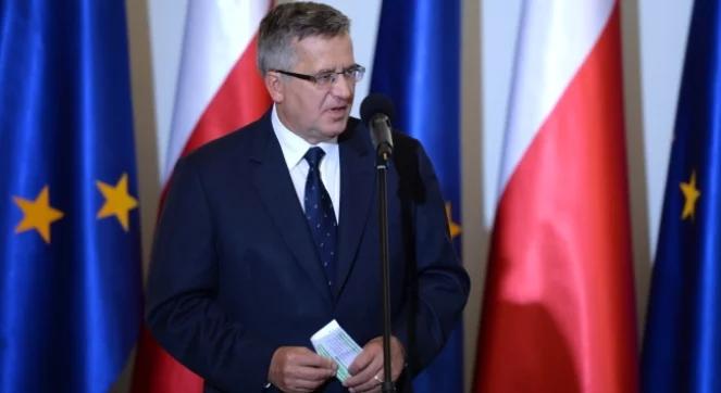 Komorowski o słowach Kaczyńskiego: nie chcę dać się wciągnąć w młóckę