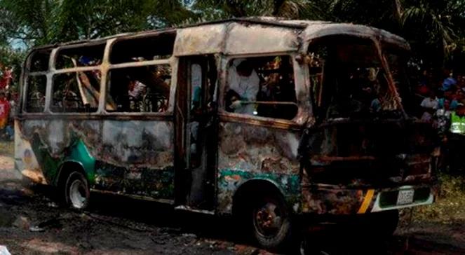 Pożar autobusu w Kolumbii. Jest śledztwo