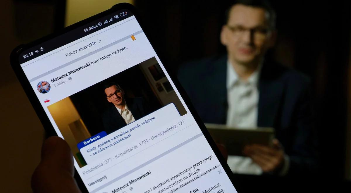 Premier odpowie na pytania internautów. O 19.00 sesja Q&A na Facebooku