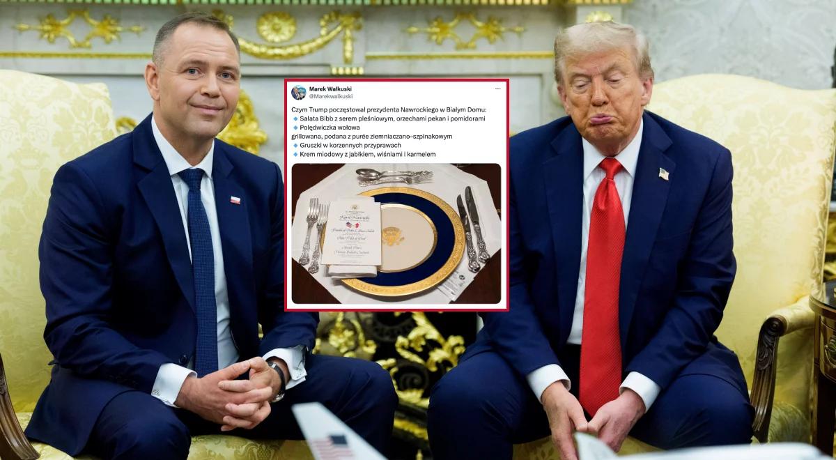 Wiemy, co Karol Nawrocki jadł podczas wizyty u Donalda Trumpa