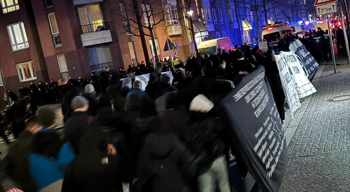 Niemcy. Marsz poparcia dla terrorystów. "Policjanci to faszyści"