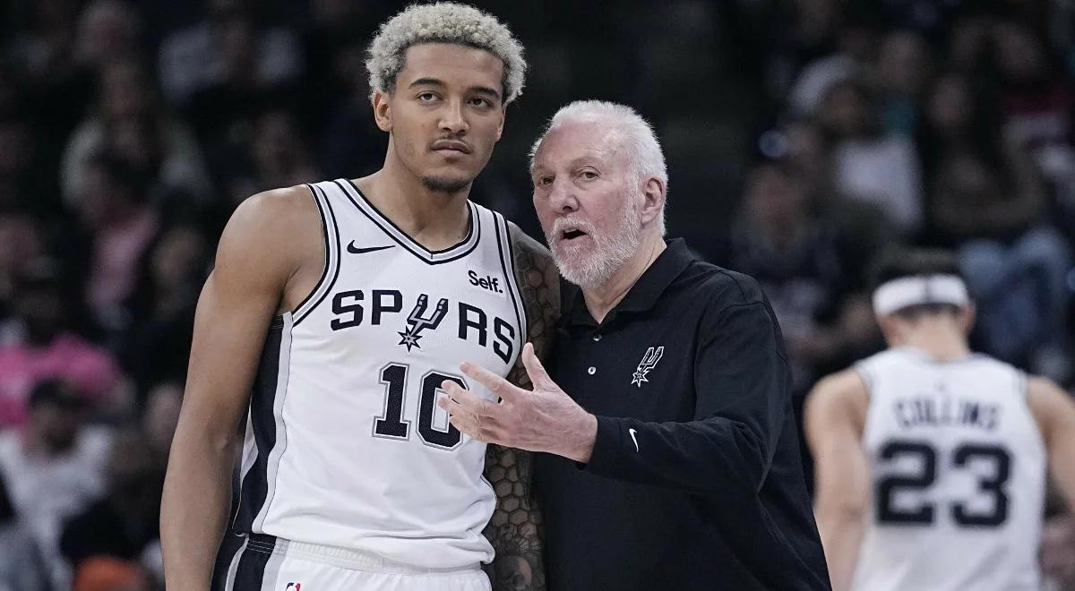 NBA. Drużyna Sochana bez trenera. Gregg Popovich musi zadbać o zdrowie