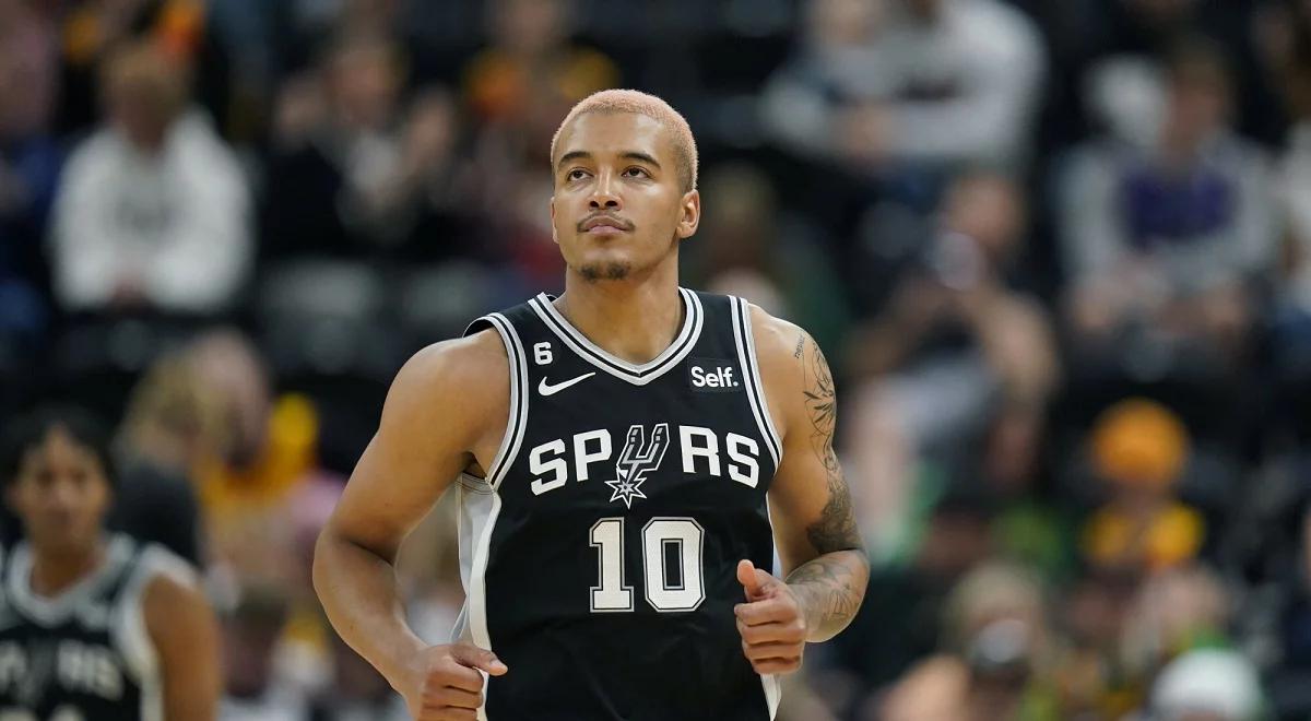 NBA: San Antonio Spurs pokonali Philadelphia 76ers. Jeremy Sochan zdobył punkt 