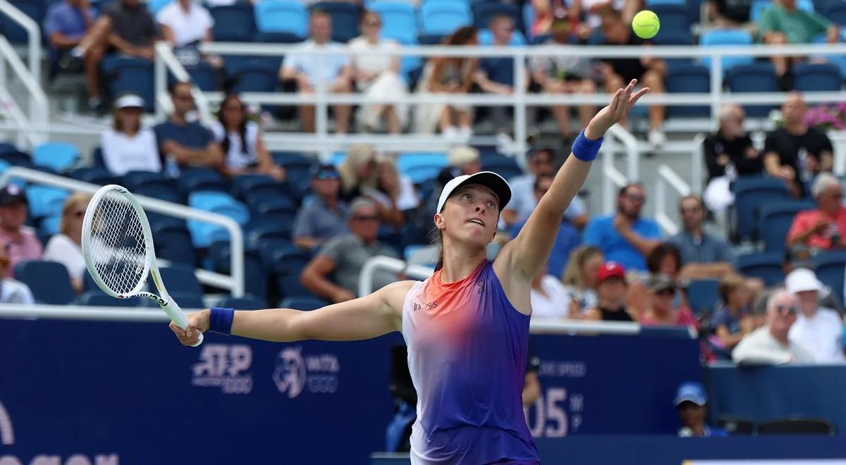 WTA Cincinnati. Iga Świątek walczyła do końca. Awans do półfinału rodził się w bólach
