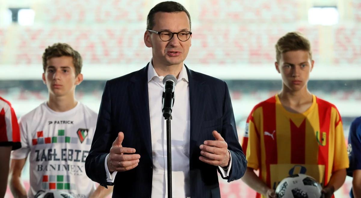 Premier Mateusz Morawiecki: budując piłkę od podstaw, przyczynimy się do rozwoju polskich talentów 