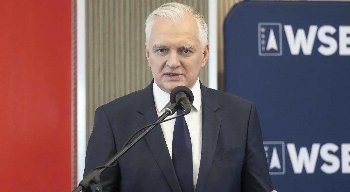 Jarosław Gowin podziękował opozycji za rywalizację w kampanii: nie patrzymy na nich jak na wrogów