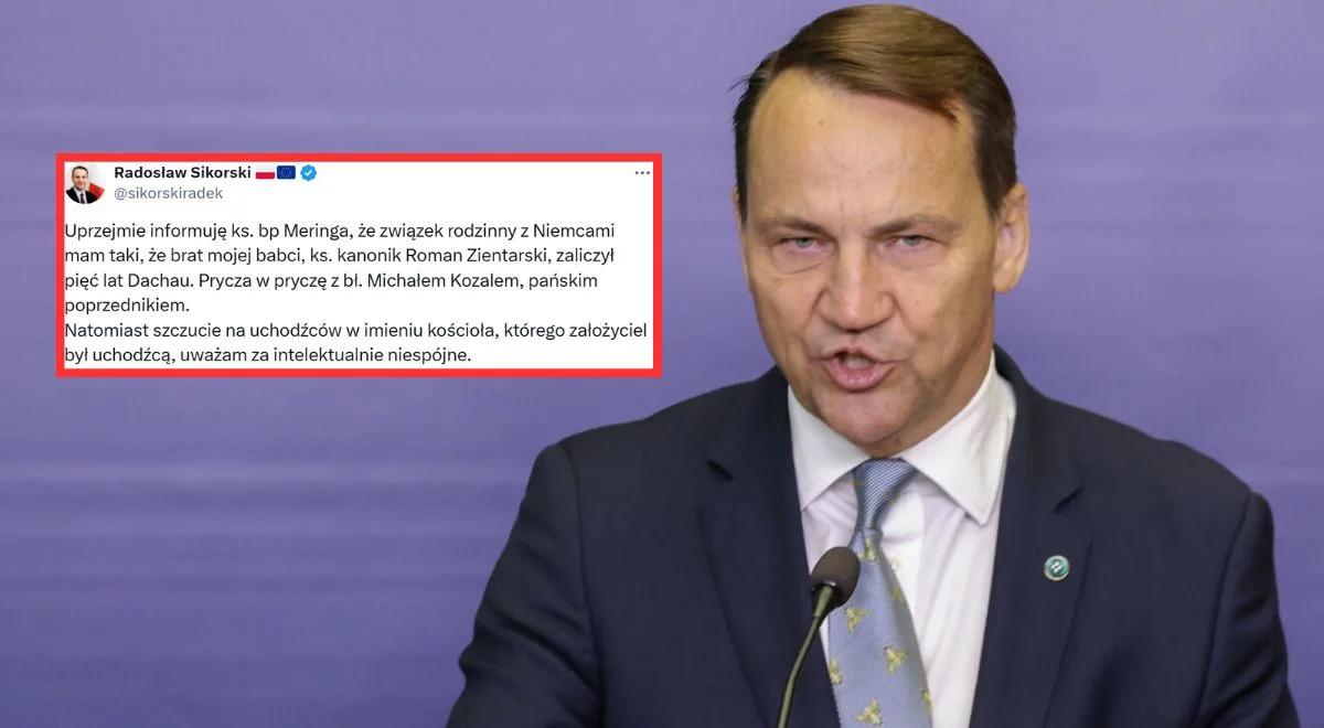 Sikorski odpowiedział biskupowi Meringowi. "Szczucie na uchodźców"
