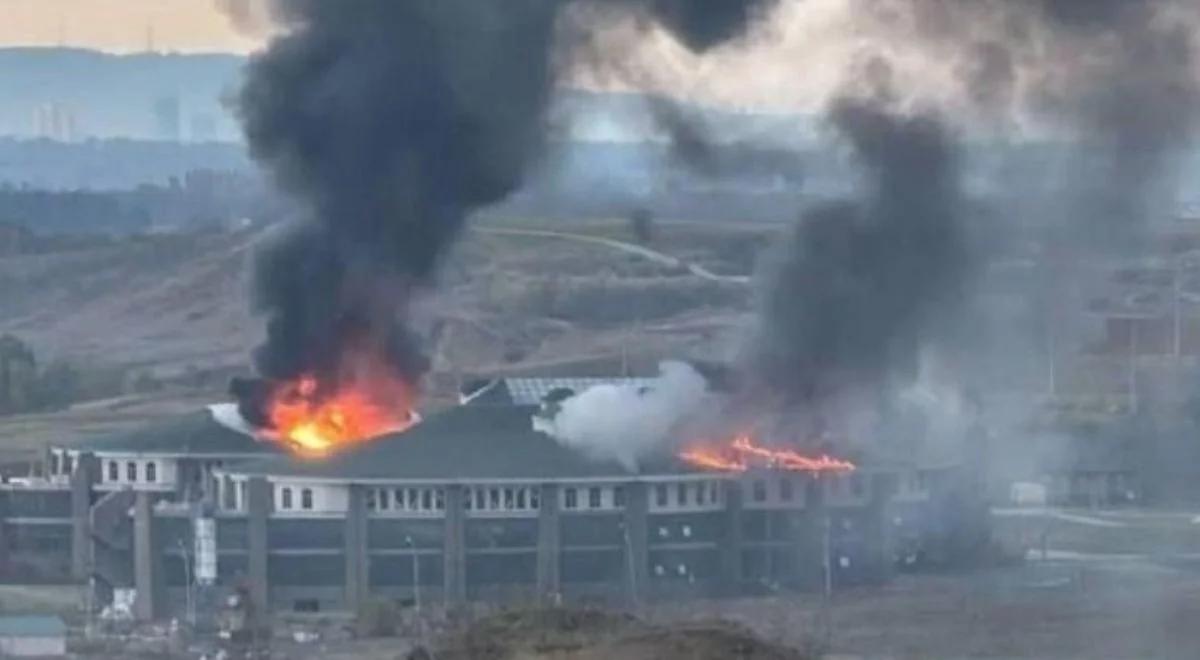 Dron uderzył w szkołę służb specjalnych. To pierwszy taki atak w Czeczenii