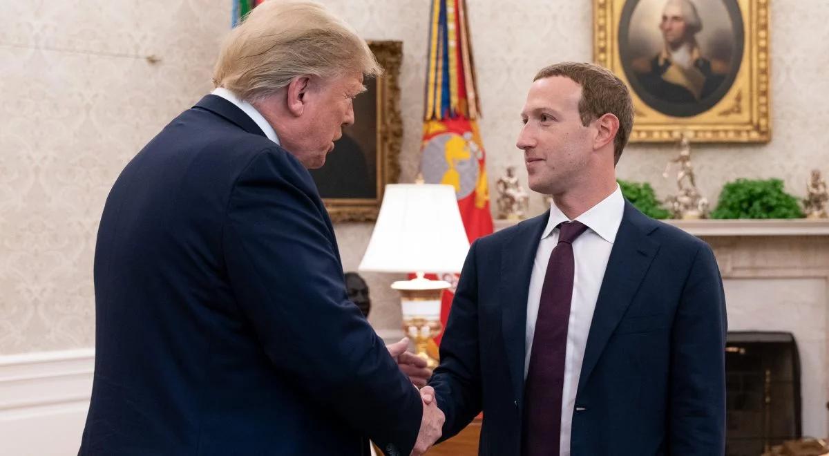 Spotkanie Donalda Trumpa z Markiem Zuckerbergiem. "To była miła rozmowa"