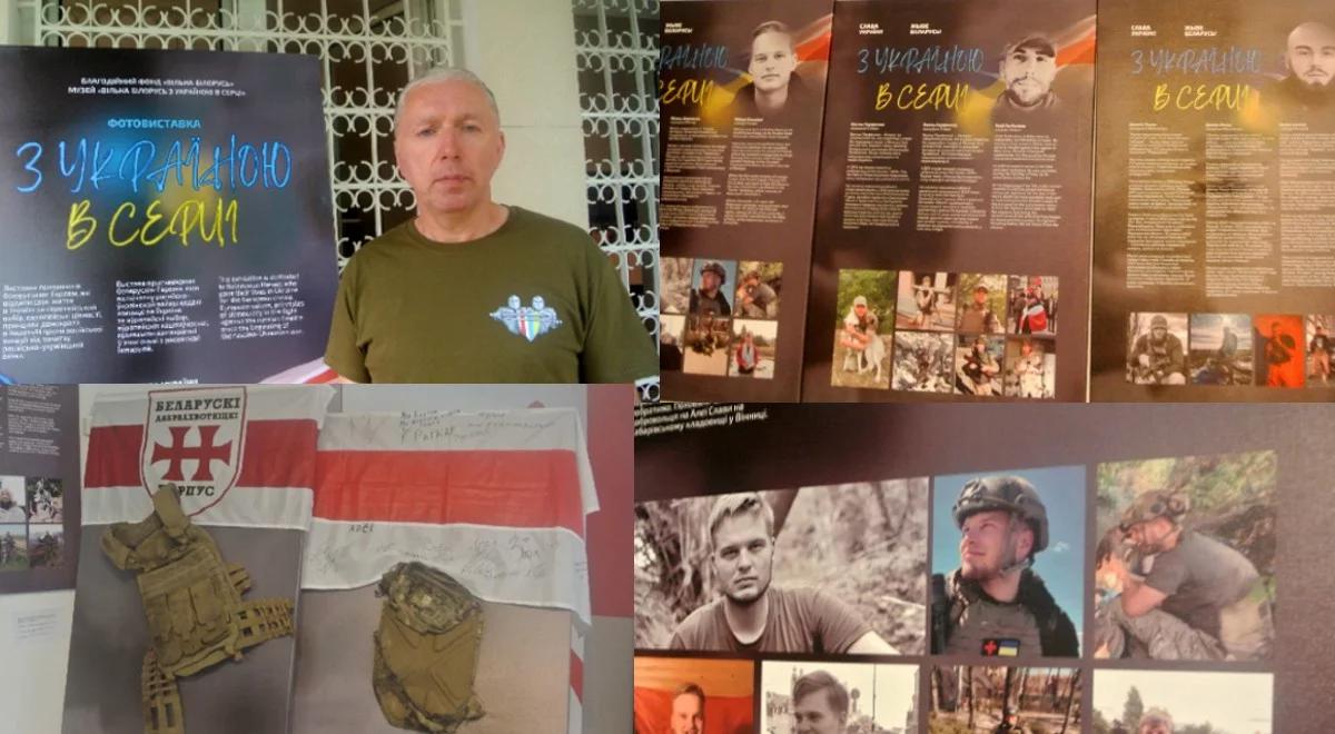 "Z Ukrainą w sercu", wystawa o poległych na wojnie Białorusinach. Matka bojownika: zmarli za naszą i waszą wolność