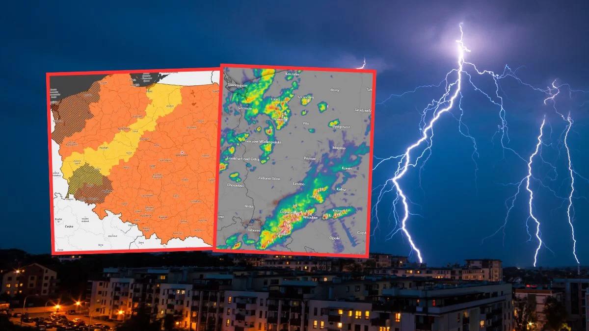 Uwaga na burze. Nawałnice suną przez Polskę. IMGW i RCB biją na alarm 