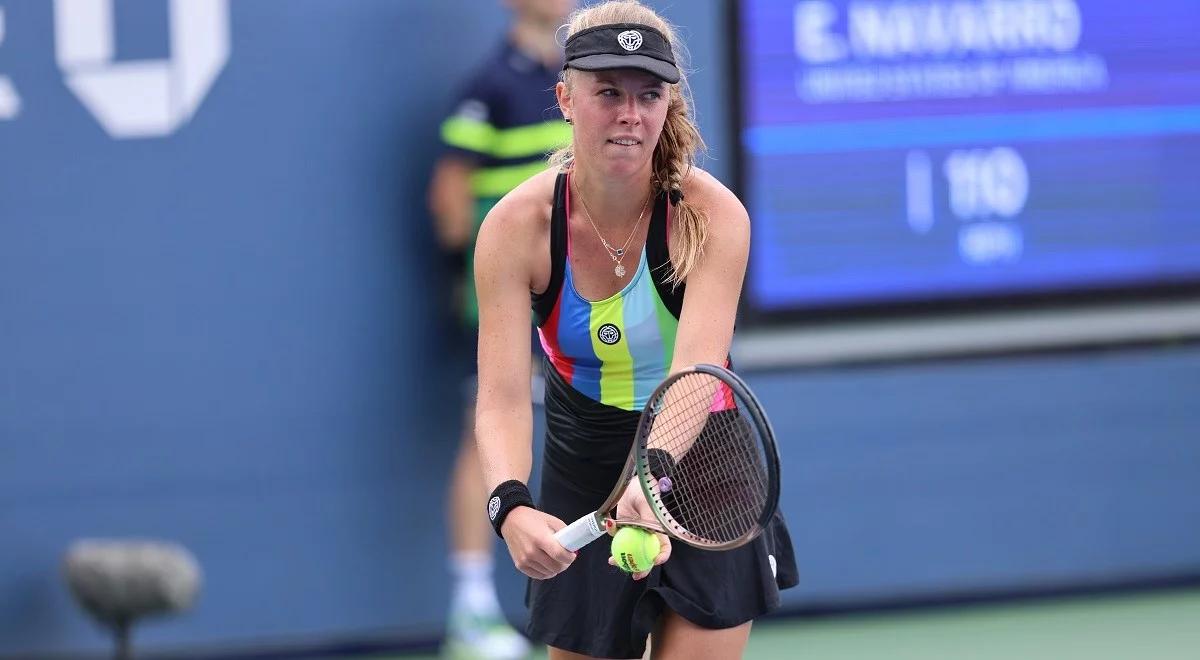 US Open: Magdalena Fręch zadowolona z występu. "Zauważyliśmy dużo pozytywnych momentów"