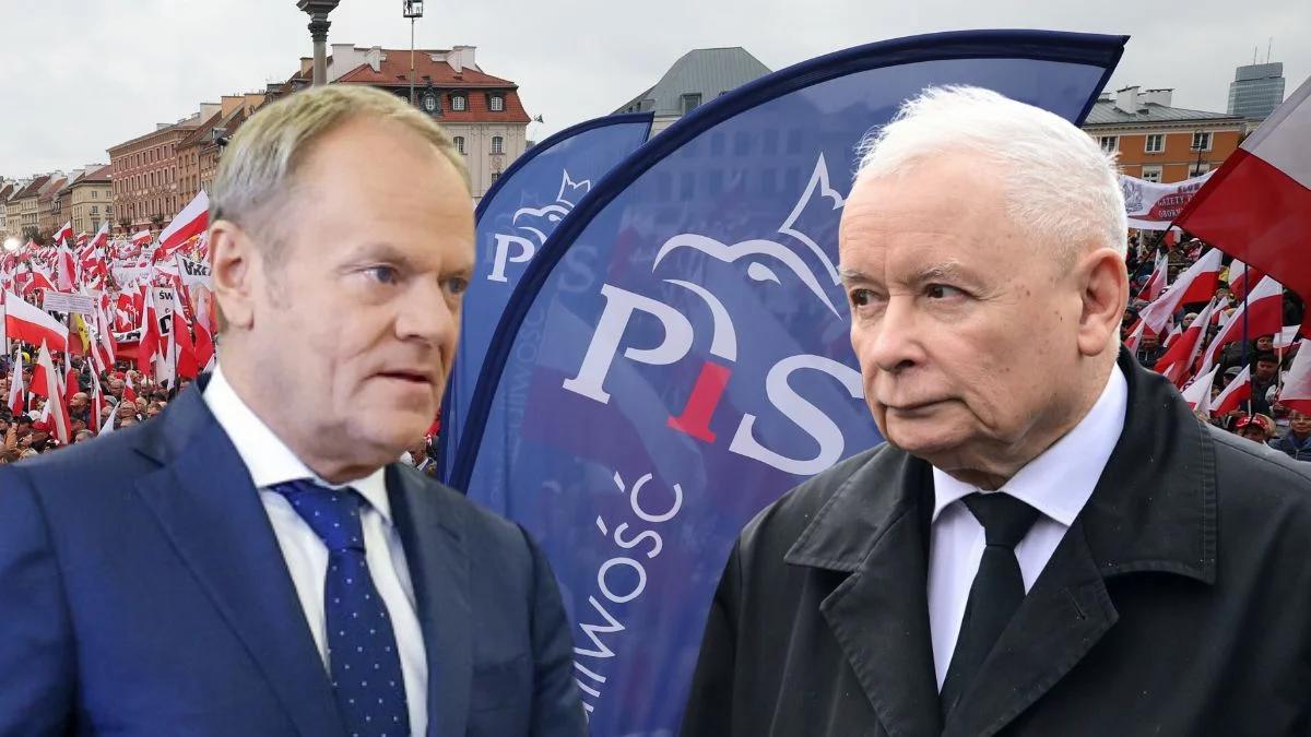Tusk do Kaczyńskiego po wiecu PiS. "Lepiej ci szło ściąganie migrantów niż manifestantów"