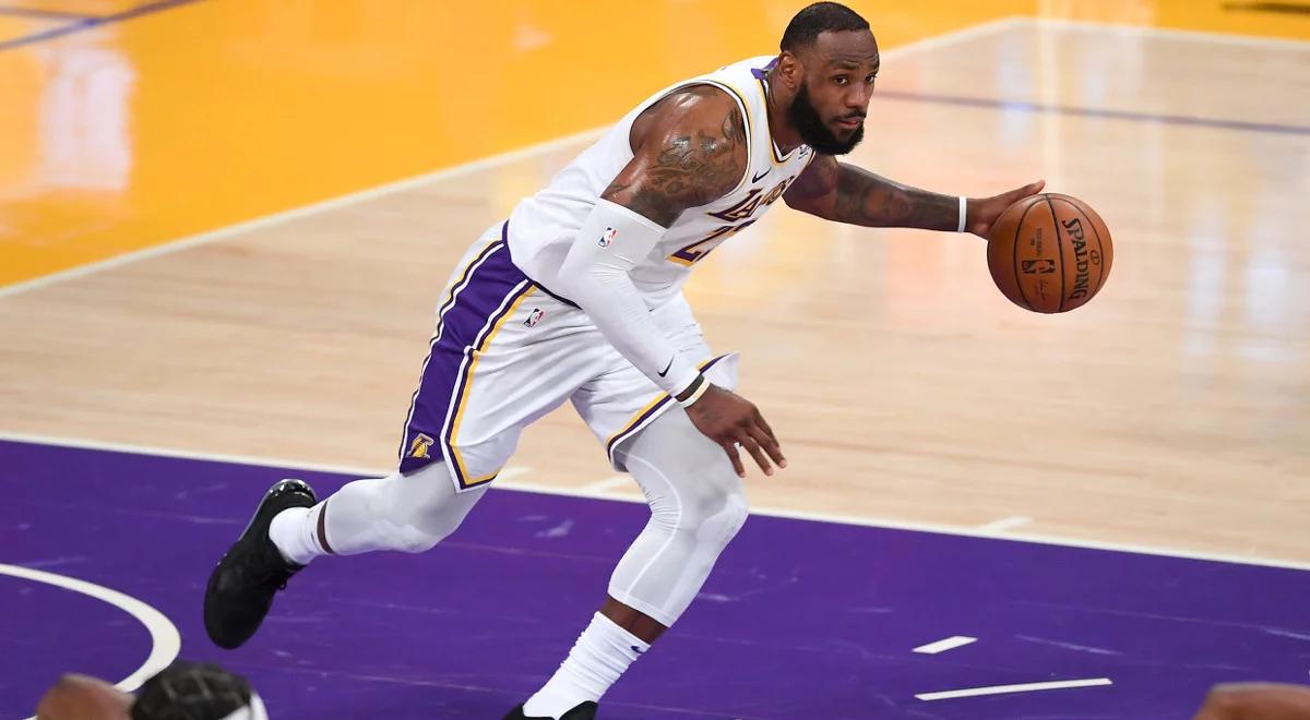 NBA: zwycięski jubileusz LeBrona Jamesa. Lakers wyraźnie lepsi od Warriors 