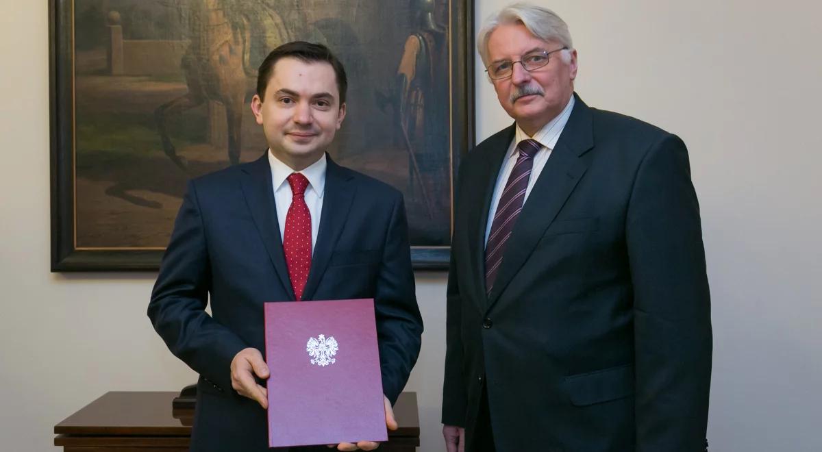 MSZ: Konrad Pawlik nowym ambasadorem Polski na Białorusi