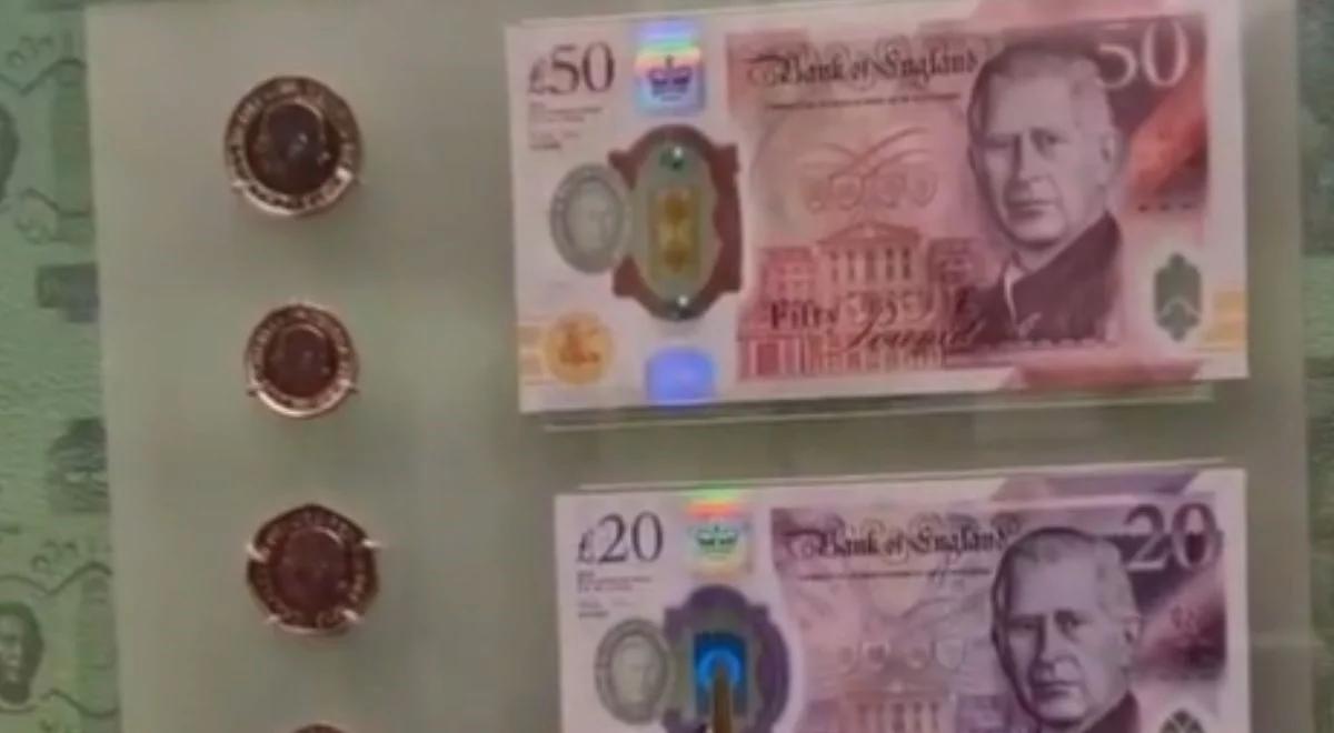  Banknoty z Karolem III na wystawie w Banku Anglii