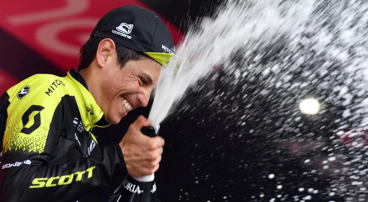 Giro d'Italia 2018: Johan Esteban Chaves najszybszy na zboczach wulkanu Etna. Kolumbijczyk zwycięzcą szóstego etapu