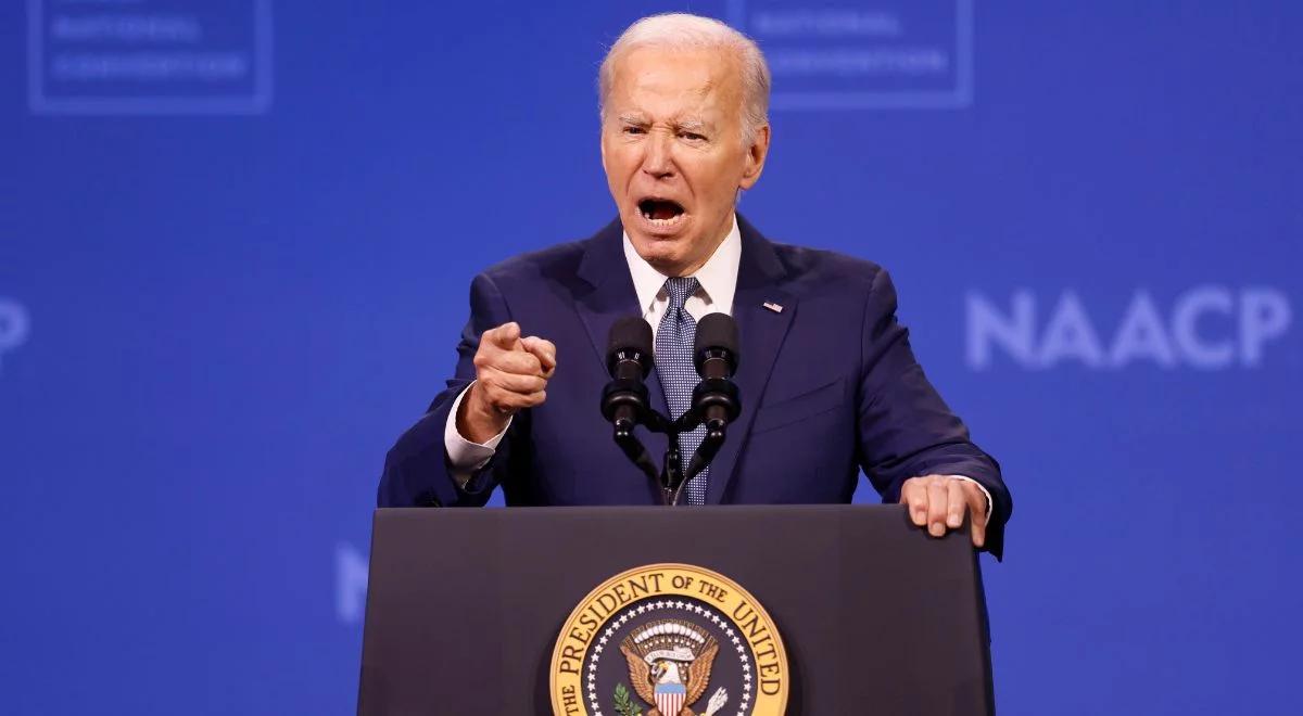 Coraz bardziej naciskają, żeby Biden się wycofał. Prezydent USA zabrał głos