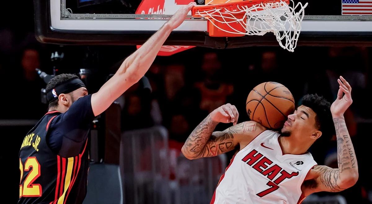 NBA. Słabszy mecz Sochana. Dantejskie sceny w meczu Houston Rockets z Miami Heat