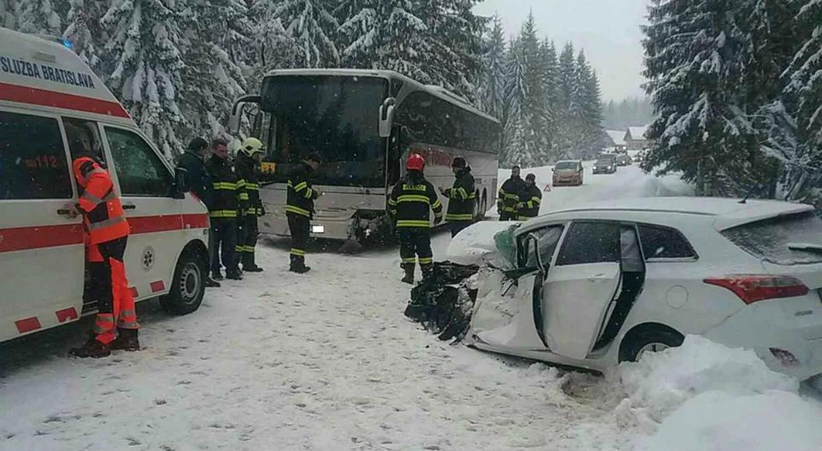 Wypadek polskiego autokaru z dziećmi na Słowacji