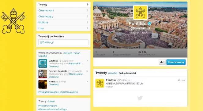 Pierwszy tweet na profilu papieża Franciszka I