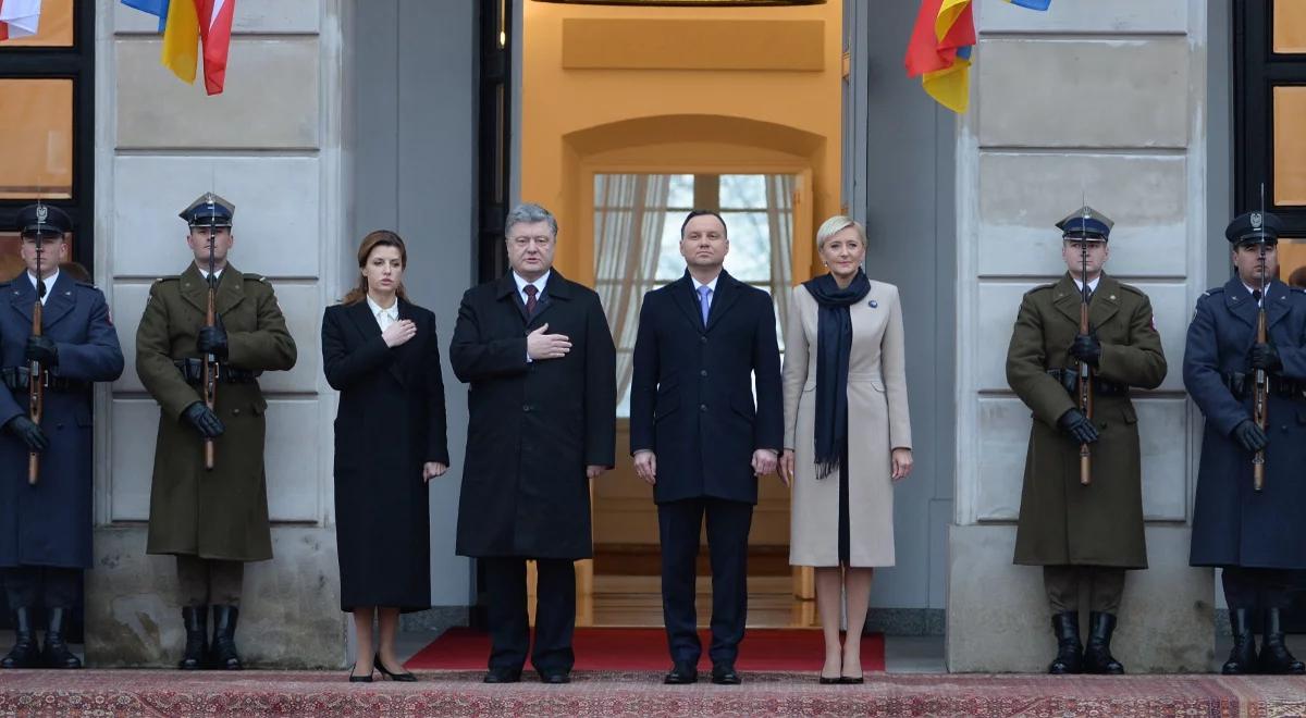 Prezydent Ukrainy Petro Poroszenko rozpoczął swoją wizytę w Polsce