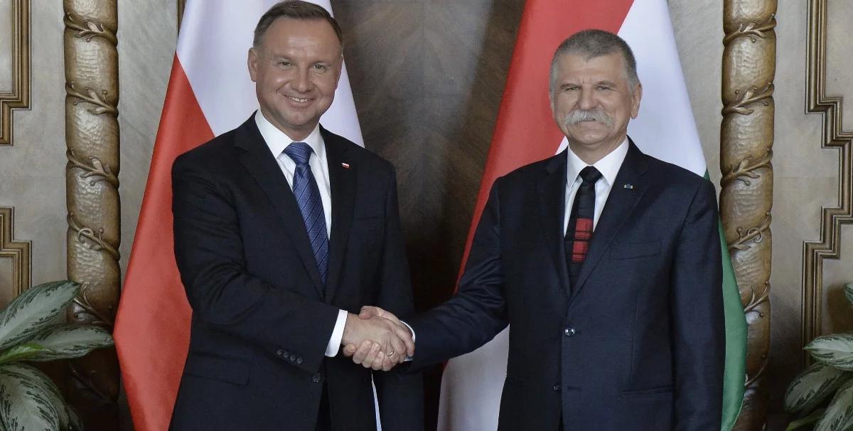 Andrzej Duda z wizytą na Węgrzech. Odebrał najwyższe odznaczenie państwowe