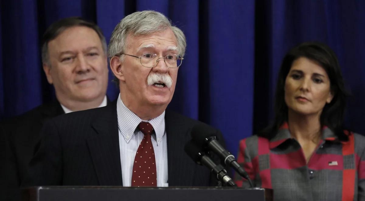 John Bolton: będzie piekło, jeśli Iran zaszkodzi USA lub ich sojusznikom