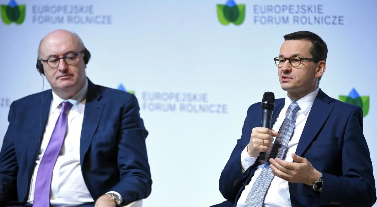 Mateusz Morawiecki: wspólna polityka rolna jest kluczowa dla gospodarki