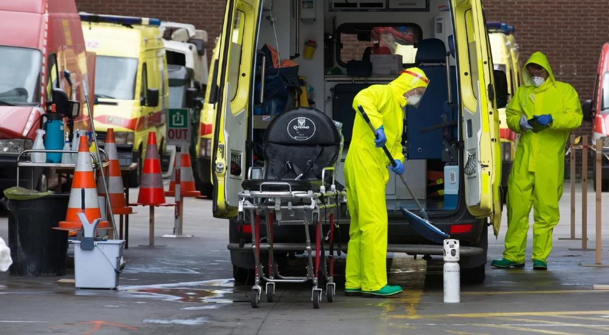 "Dane dotyczące zakażeń nie są tak duże jak w ubiegłym tygodniu". Nowe informacje z Belgii