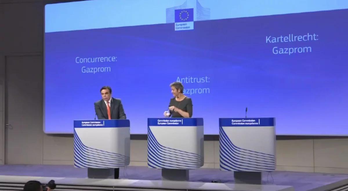 Jest decyzja Komisji Europejskiej ws. monopolistycznych praktyk Gazpromu. Nie zapłaci kar, ale musi zmienić zasady 