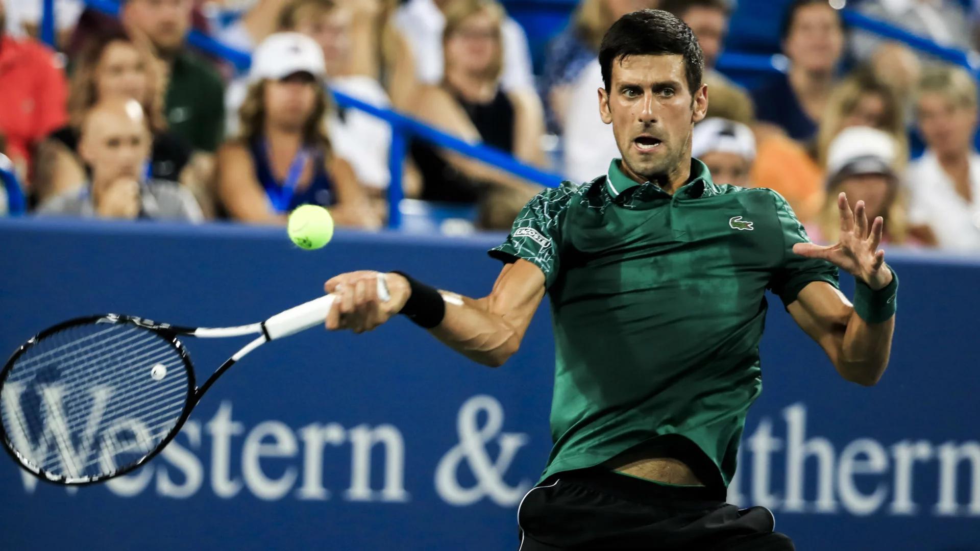 ATP Cincinnati: dziewięć meczboli Novaka Djokovicia by awansować do drugiej rundy turnieju