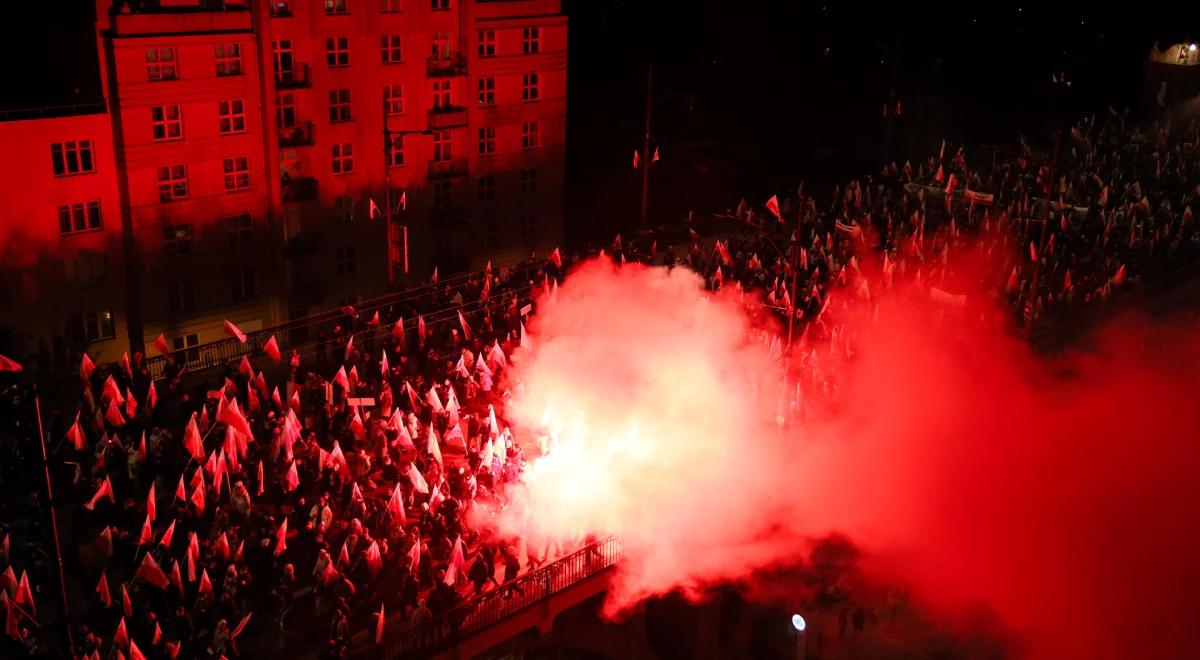 Szedł z zakazanymi symbolami na Marszu Niepodległości. Czeka go odsiadka