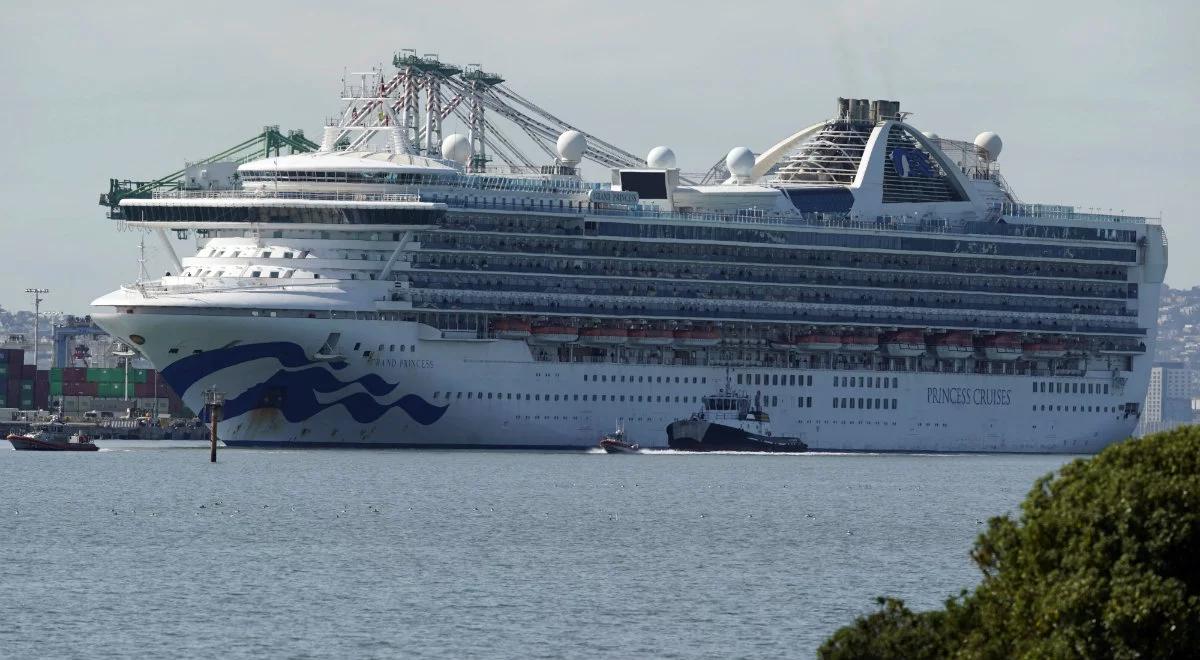 USA: "Grand Princess" przybił do portu w Oakland. Kilkunastu pasażerów ma koronawirusa
