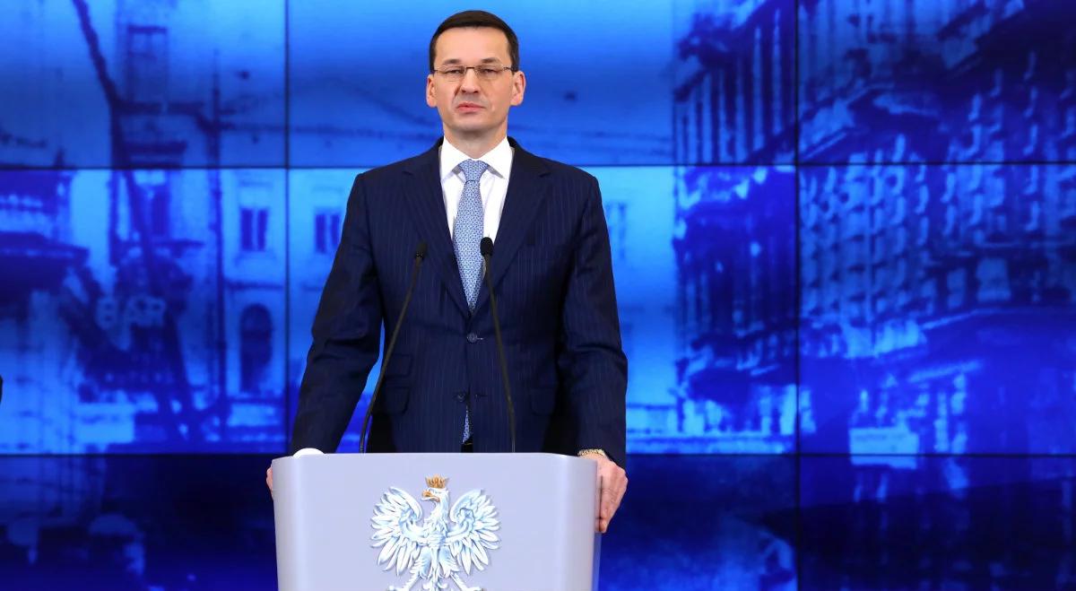 "Ktoś został wprowadzony w błąd". Premier Mateusz Morawiecki potwierdza dementi USA dot. rzekomych sankcji