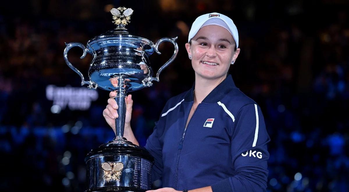 Ashleigh Barty kończy karierę. Liderka rankingu WTA jeszcze w styczniu wygrała Australian Open