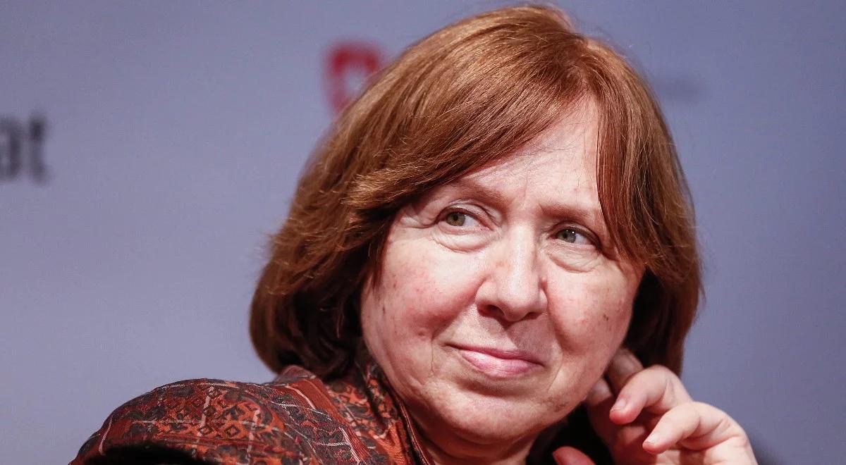 "Między Europą i Rosją istnieje milczące porozumienie ws. Białorusi". Noblistka o działaniach Zachodu
