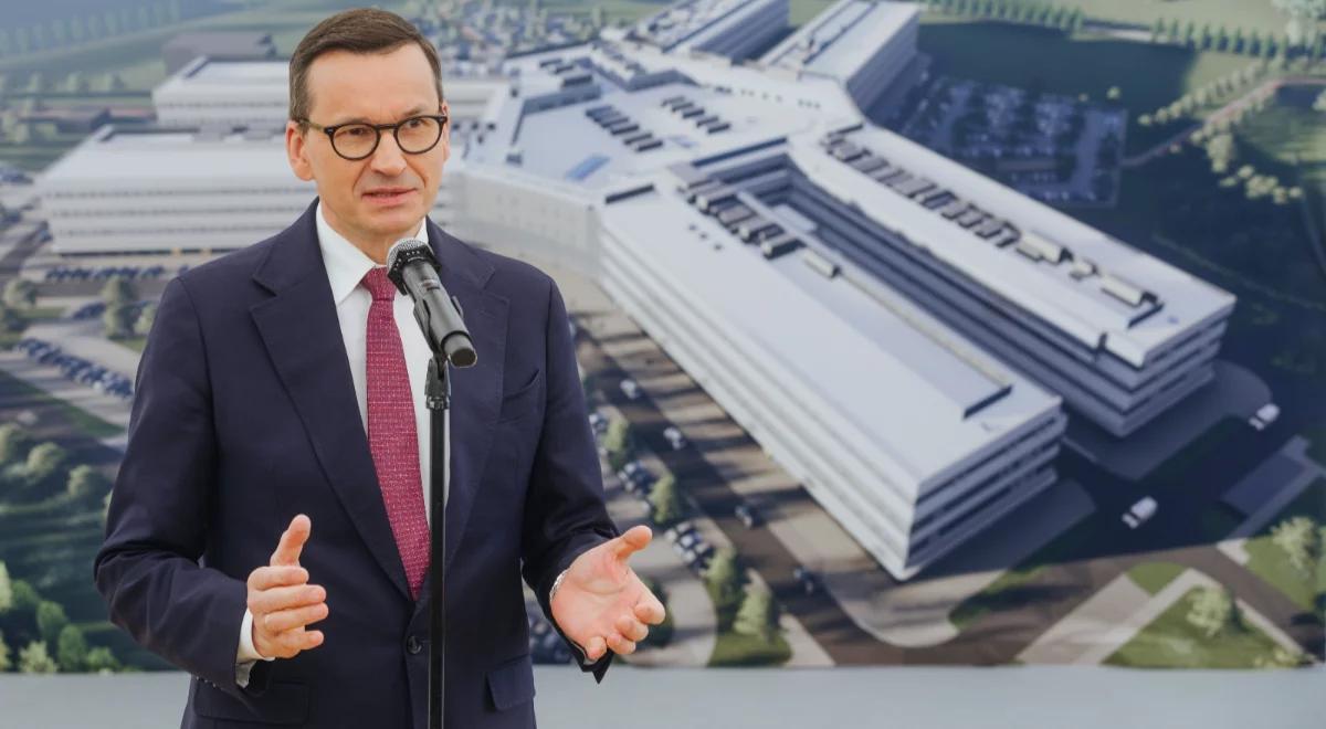 Budowa szpitala onkologicznego we Wrocławiu. Morawiecki: to jedna z najnowocześniejszych inwestycji medycznych