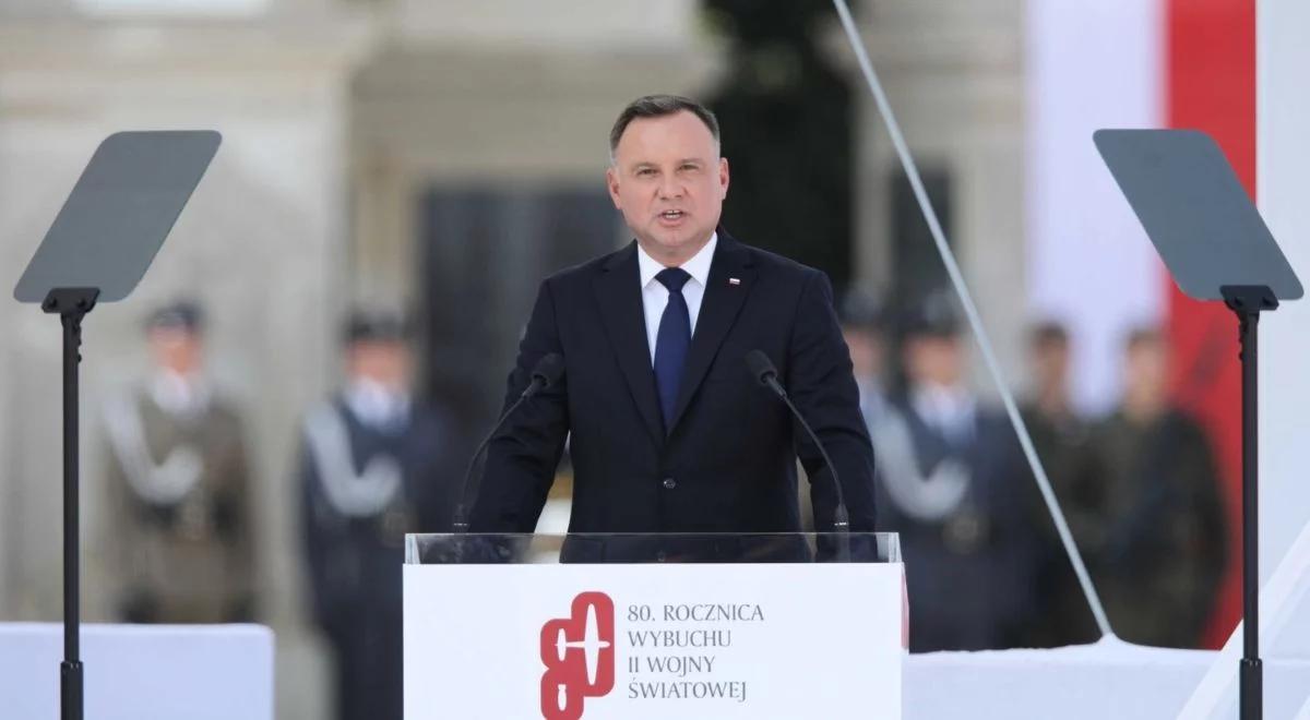 Prezydent: może nie byłoby wojny, gdyby Zachód ostro sprzeciwił się Hitlerowi