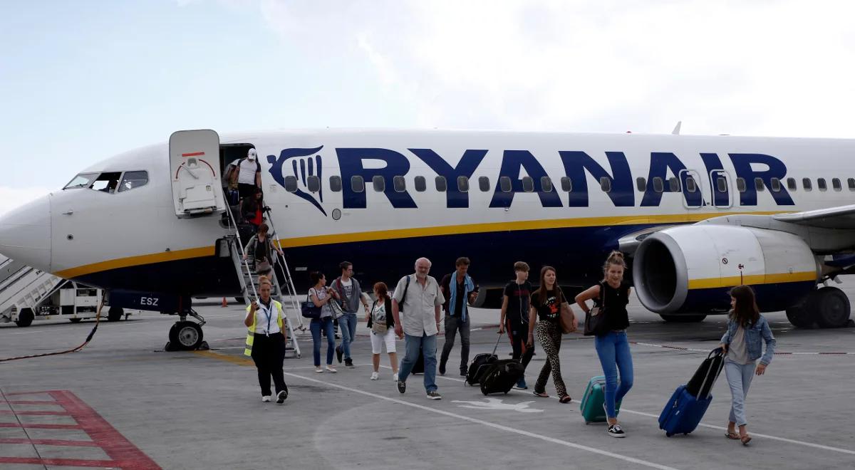 Ryanair odwołał 6 lotów z Polski i 6 lotów do Polski, które miały odbyć się 10 sierpnia