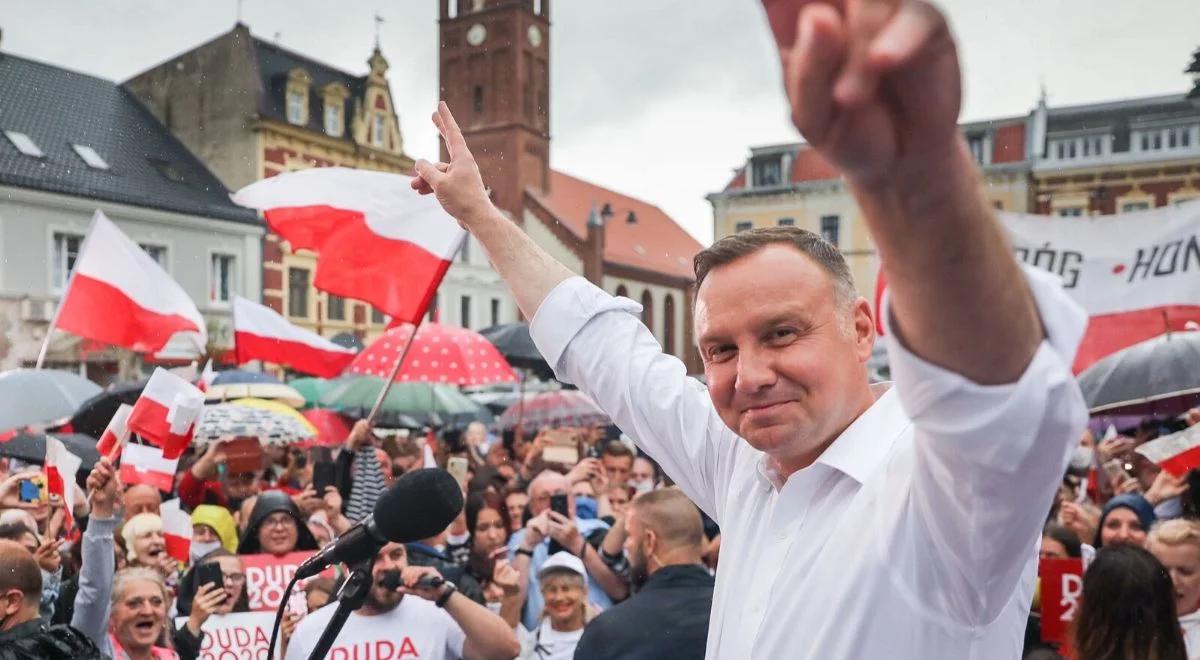 Prezydent: dzięki państwa wsparciu i determinacji wygram ten wyścig