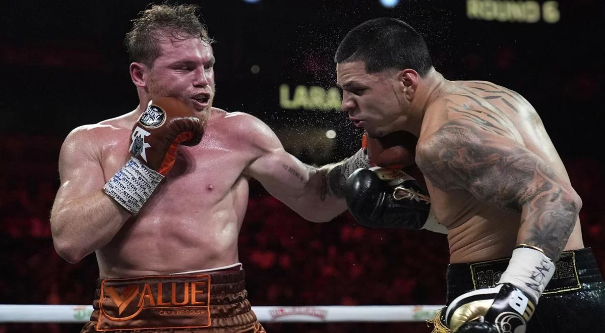 Saul Alvarez - Edgar Berlanga. Mistrz nie miał litości. Łatwa wygrana "Canelo"