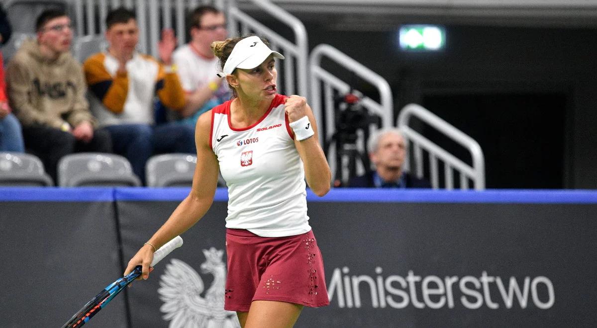 Puchar Billie Jean King: udany początek meczu Polska - Rumunia. Linette zwycięska 