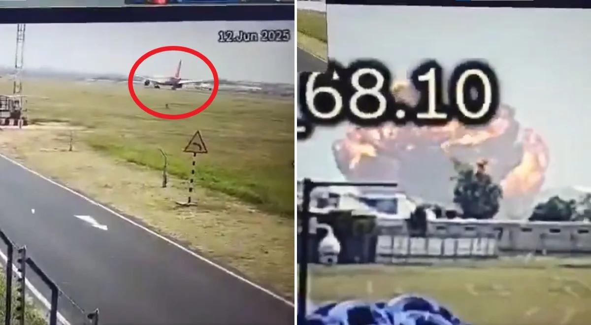 Od startu do wybuchu. Nowe nagranie katastrofy samolotu Air India [WIDEO]