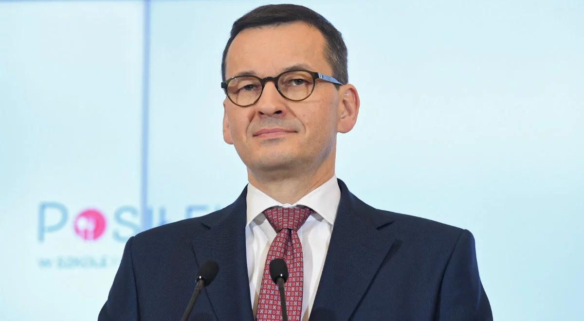 Premier Mateusz Morawiecki o nowych taśmach "GW": to dowód uczciwości obozu PiS