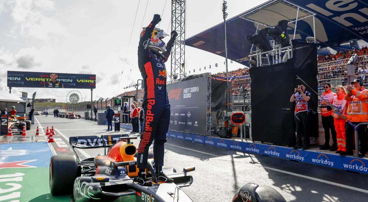 Formuła 1: Max Verstappen z pole positnion w GP Holandii. Błysnął przed własną publicznością